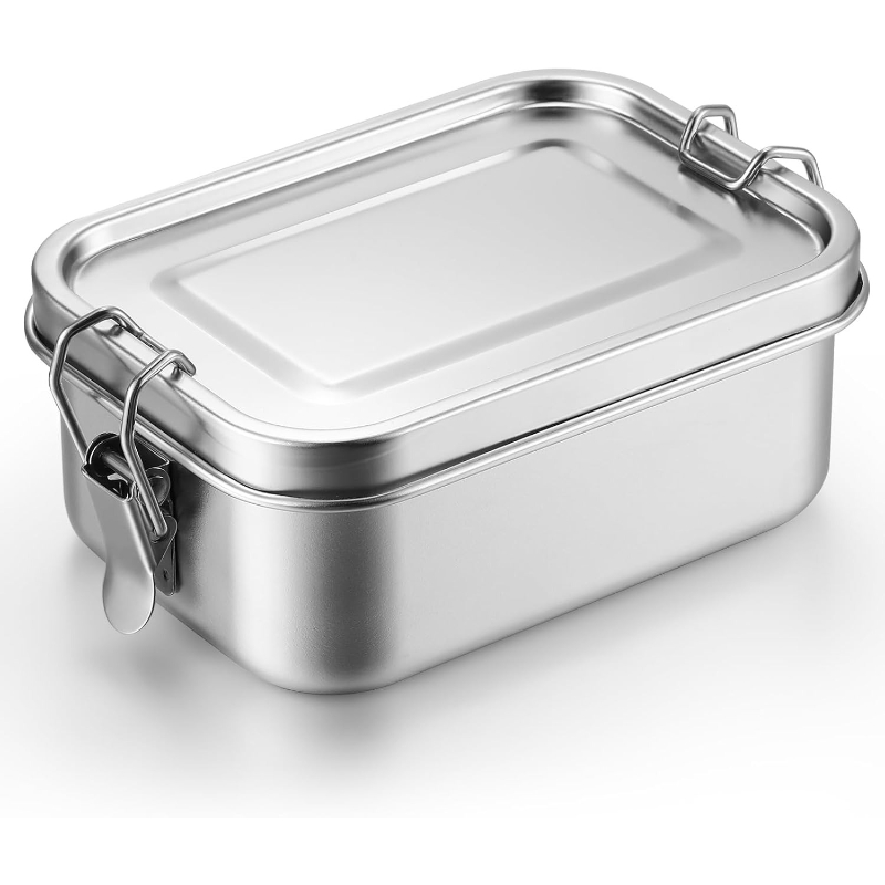 Meal Prep Recipes - Paslanmaz Çelik Gıda Saklama Kapları Kapaklı