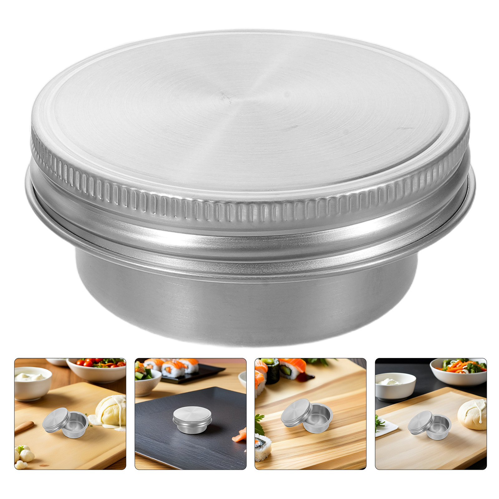 Meal Prep Jar Salad - Mason Kavanoz Bölmeli Kap Paslanmaz Çelik