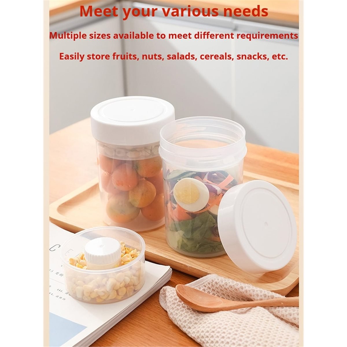 Sızdırmaz Salata Kavanozları - - Meal Prep Jar Salad incelemesi ve fiyatı