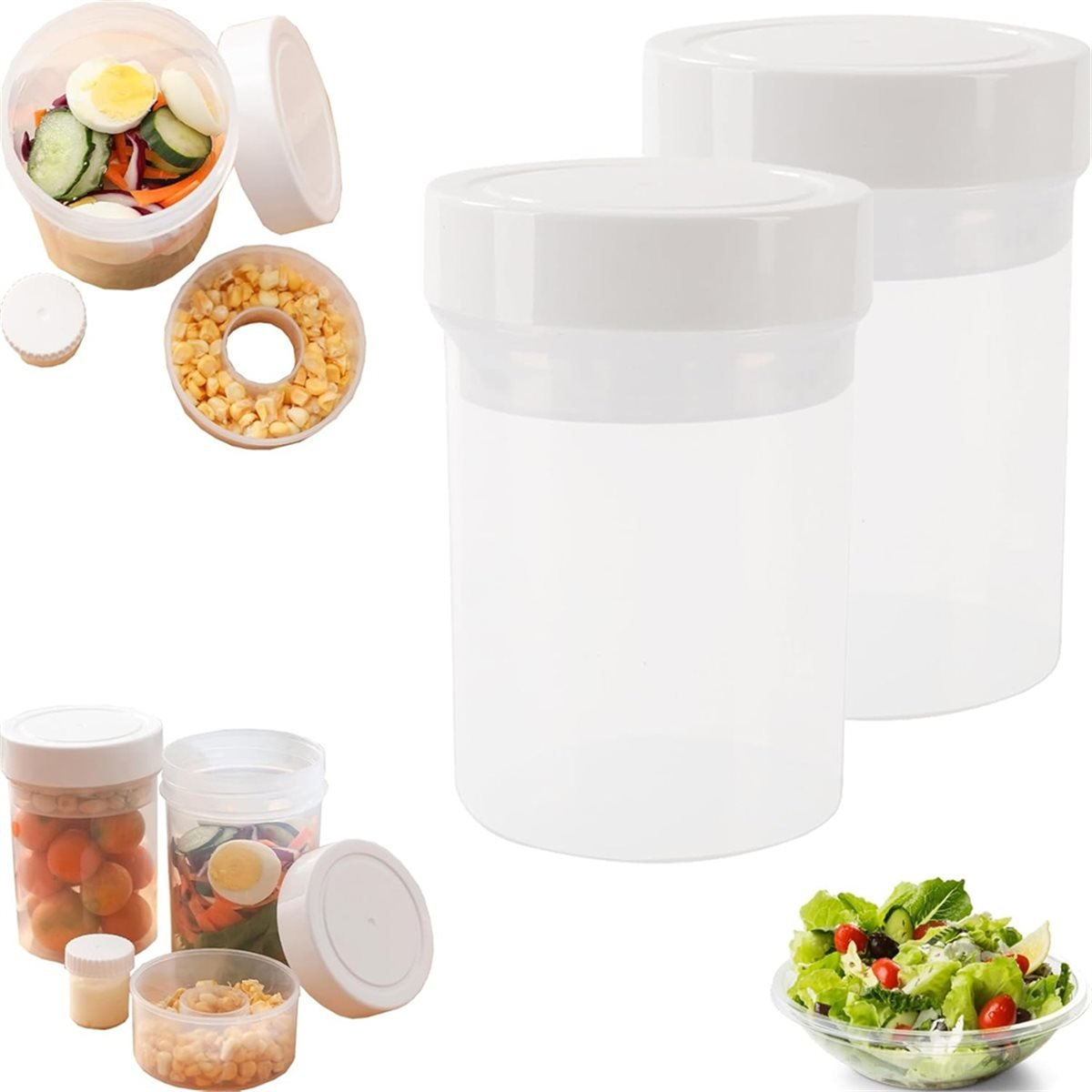 Sızdırmaz Salata Kavanozları - - Meal Prep Jar Salad incelemesi ve fiyatı