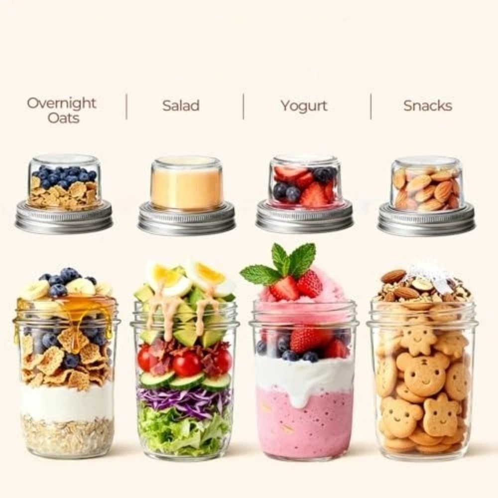 Çift Katmanlı Yoğurt Parfe Bar - Meal Prep Glass incelemesi ve fiyatı