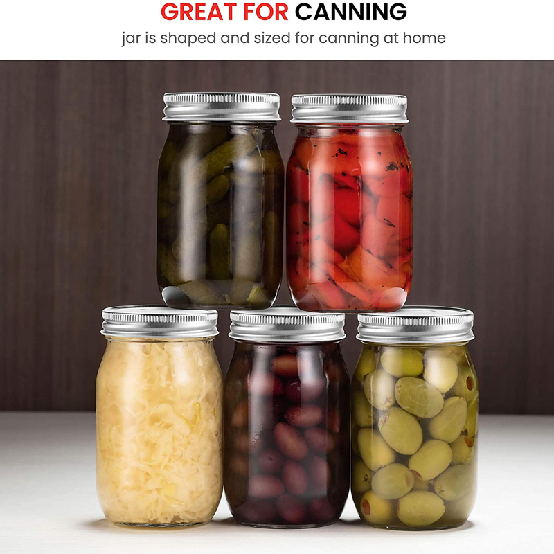 4 adet 450ml cam düzenli ağız  - Meal Prep Jar Salad incelemesi ve fiyatı
