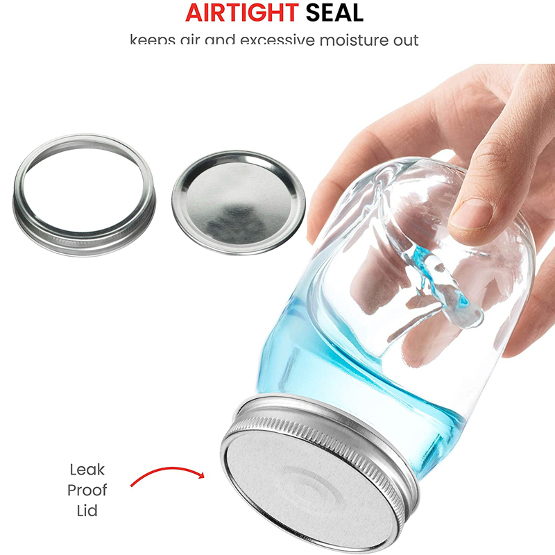 4 adet 450ml cam düzenli ağız  - Meal Prep Jar Salad incelemesi ve fiyatı