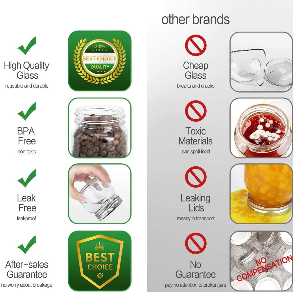 Düzenli ağız Mason kavanozlar  - Meal Prep Jar Salad incelemesi ve fiyatı