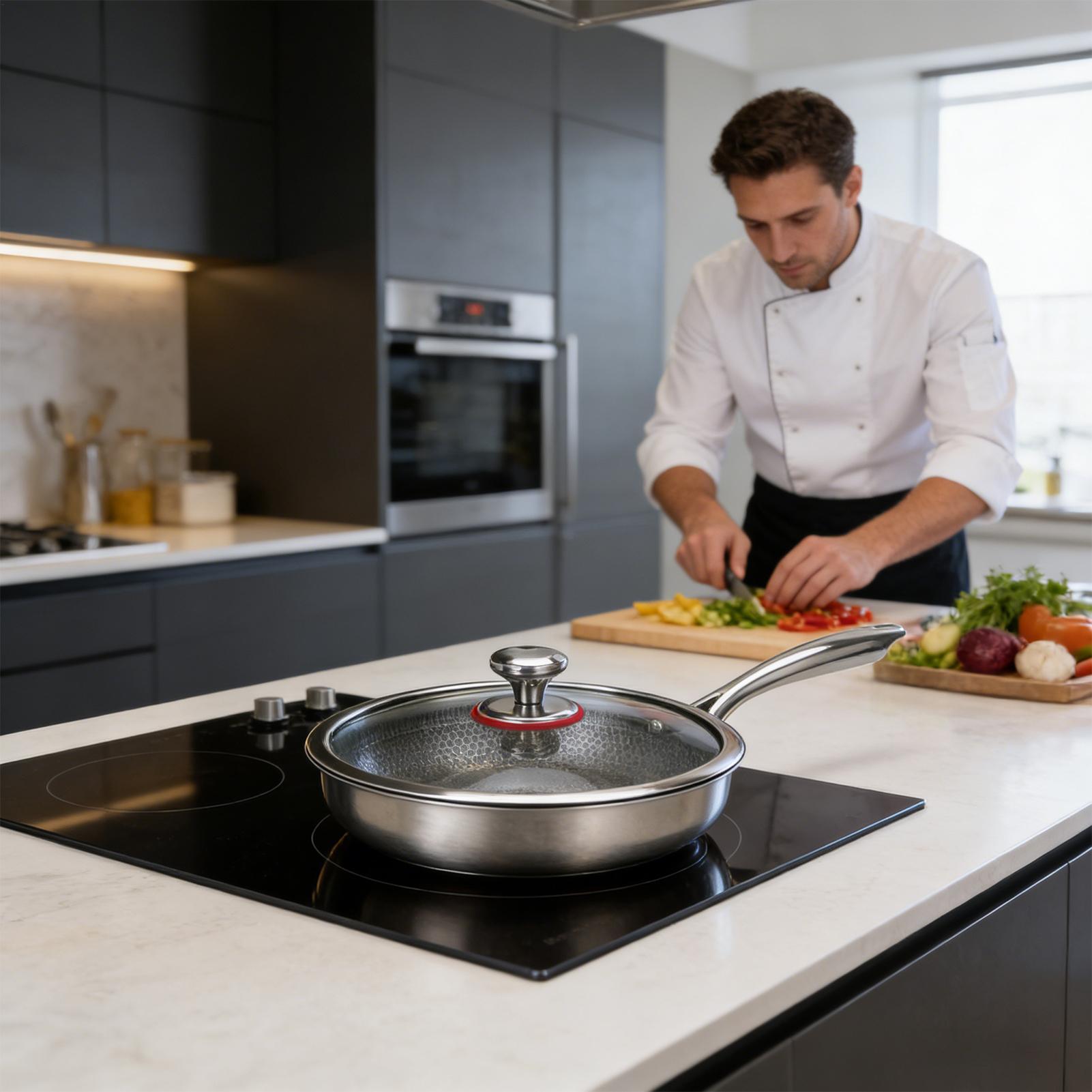 Titanyum Pişirme Tavası Yapışm - Meal Prep Glass incelemesi ve fiyatı