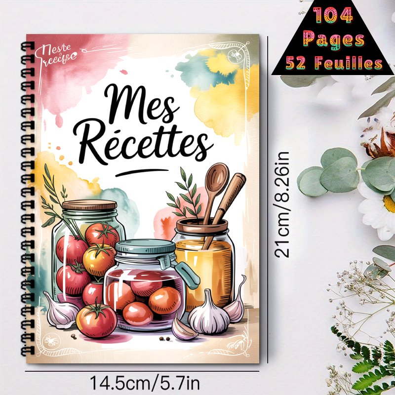 A5 Fransız Özel Tarif Kitabı,  - Meal Plan Notepad incelemesi ve fiyatı