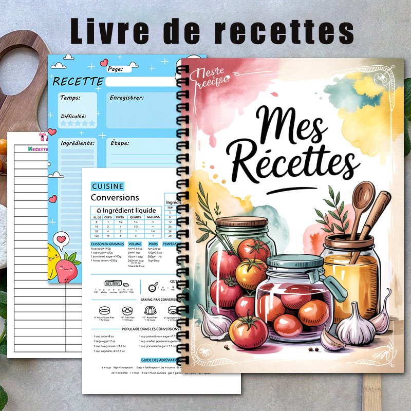 A5 Fransız Özel Tarif Kitabı,  - Meal Plan Notepad incelemesi ve fiyatı