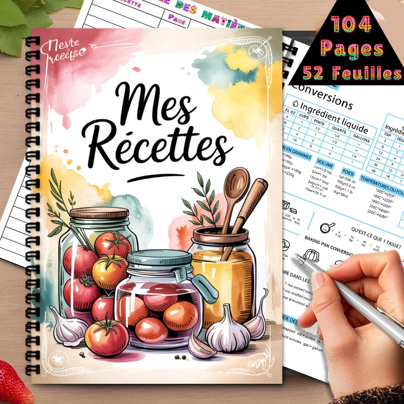 A5 Fransız Özel Tarif Kitabı,  - Meal Plan Notepad incelemesi ve fiyatı