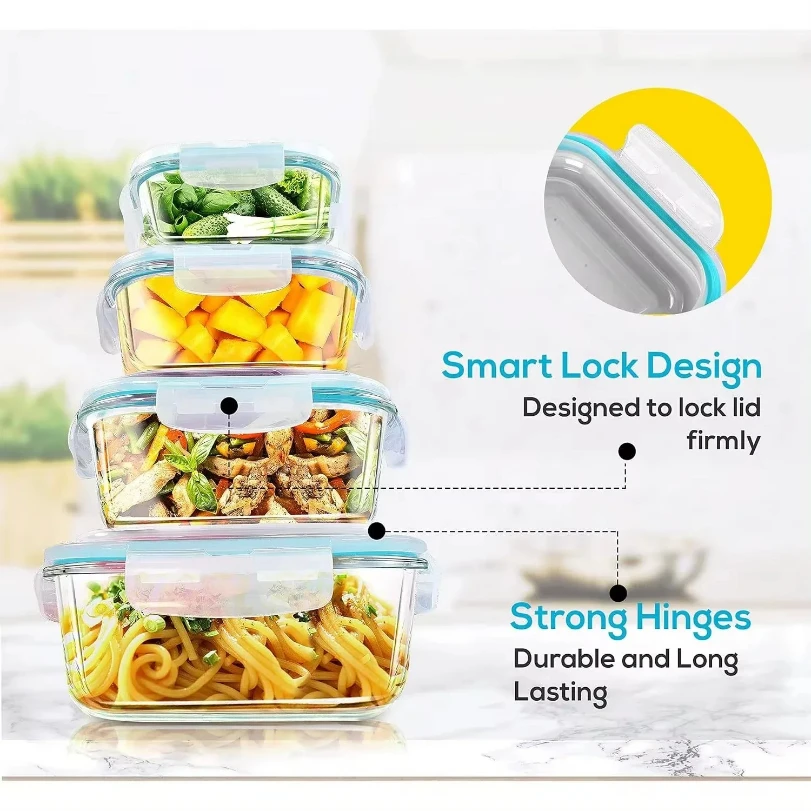 Cam Öğle Yemeği Saklama Kaplar - Meal Prep Glass incelemesi ve fiyatı