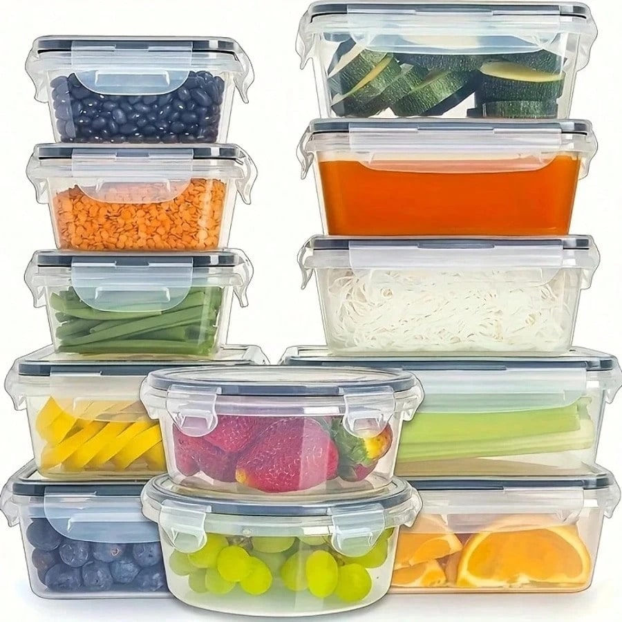 12 Plastik Mühürlü Gıda Saklam - Meal Prep Glass incelemesi ve fiyatı