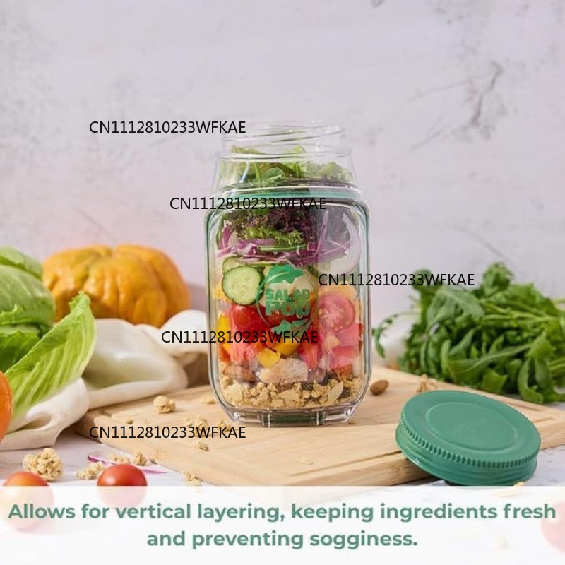 Kapaklı salata kavanozları Sız - Meal Prep Jar Salad incelemesi ve fiyatı