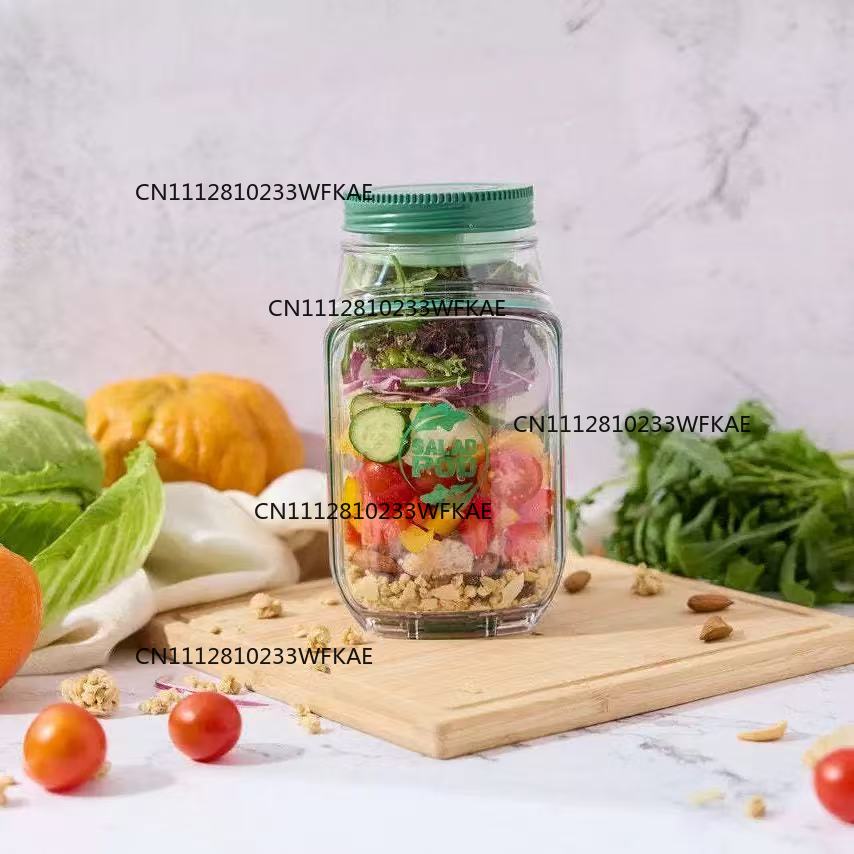 Kapaklı salata kavanozları Sız - Meal Prep Jar Salad incelemesi ve fiyatı