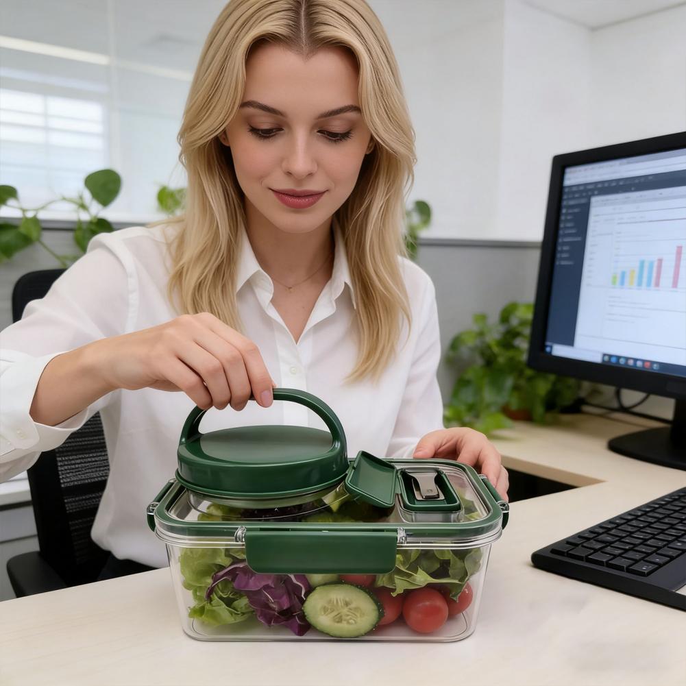 Salata Kabı ve Sos Kabı 2'li P - Meal Prep Jar Salad incelemesi ve fiyatı