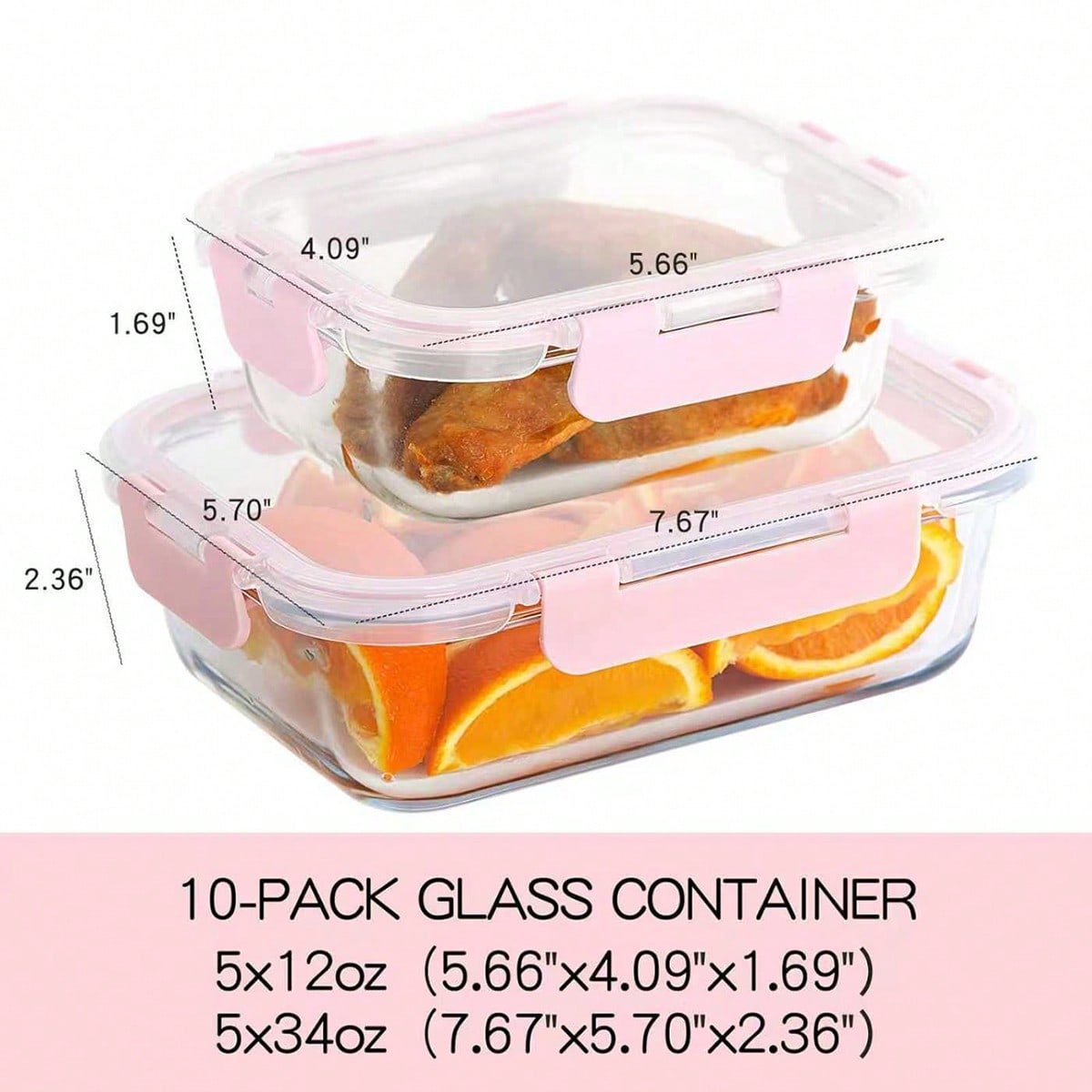 10'lu Paket Cam Yemek Hazırlık - Meal Prep Recipes incelemesi ve fiyatı