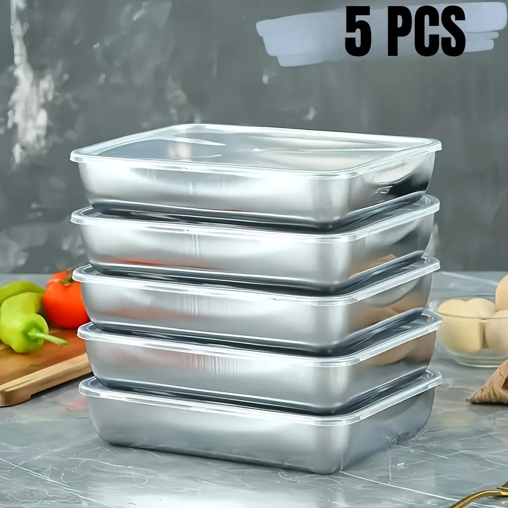 5 Parçalı Paslanmaz Çelik Gıda - Meal Prep Glass incelemesi ve fiyatı
