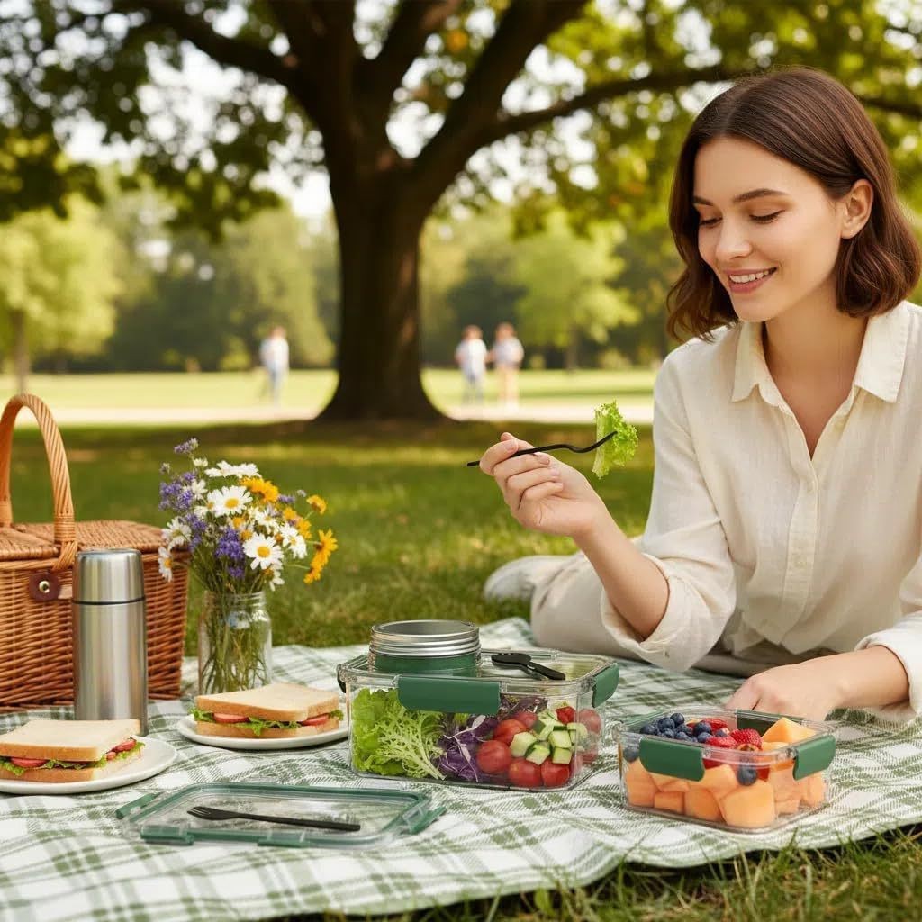Güneş Enerjili Saklama Kabı, Y - Meal Prep Jar Salad incelemesi ve fiyatı