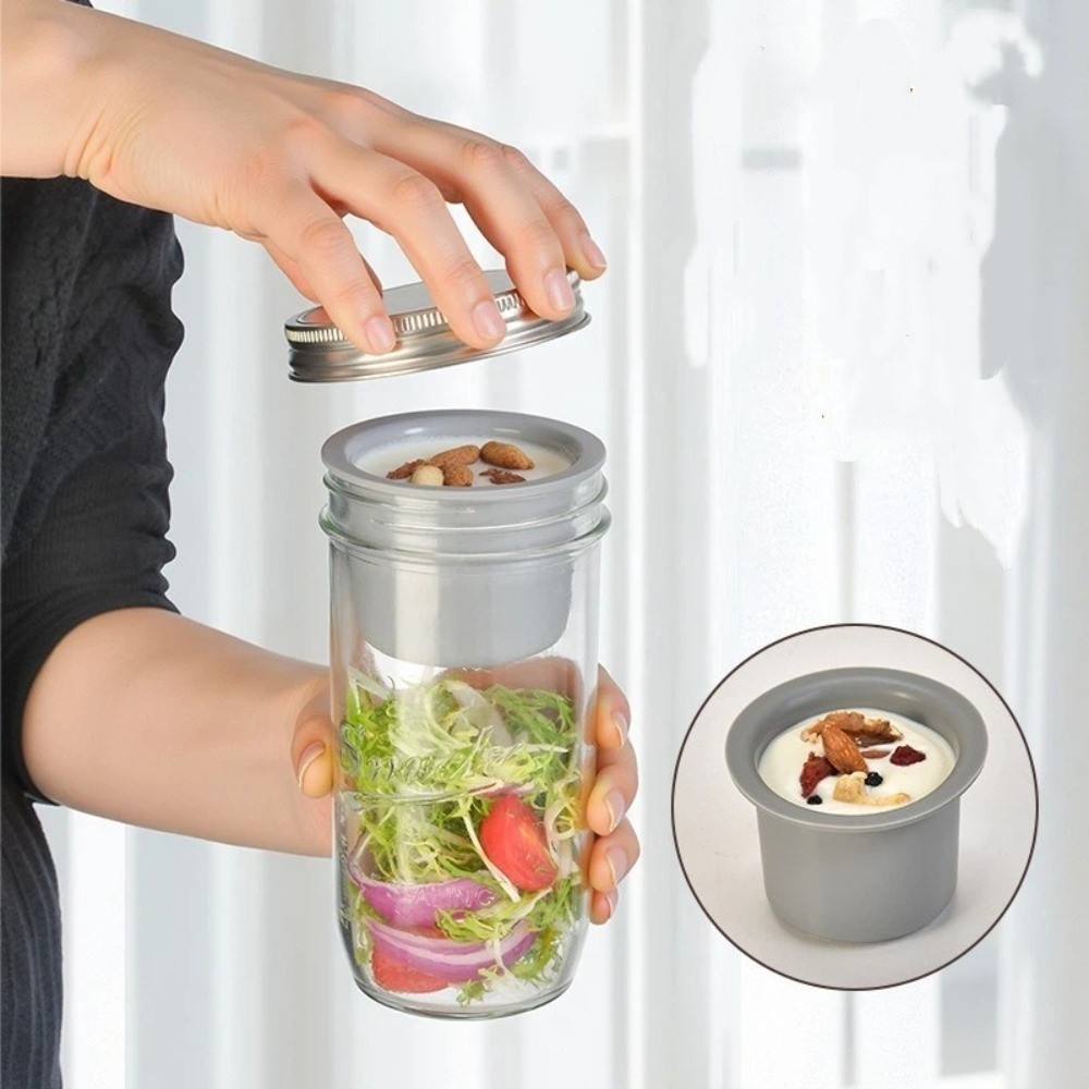 16/24 Oz Salata Cam Kavanozlar - Meal Prep Jar Salad incelemesi ve fiyatı