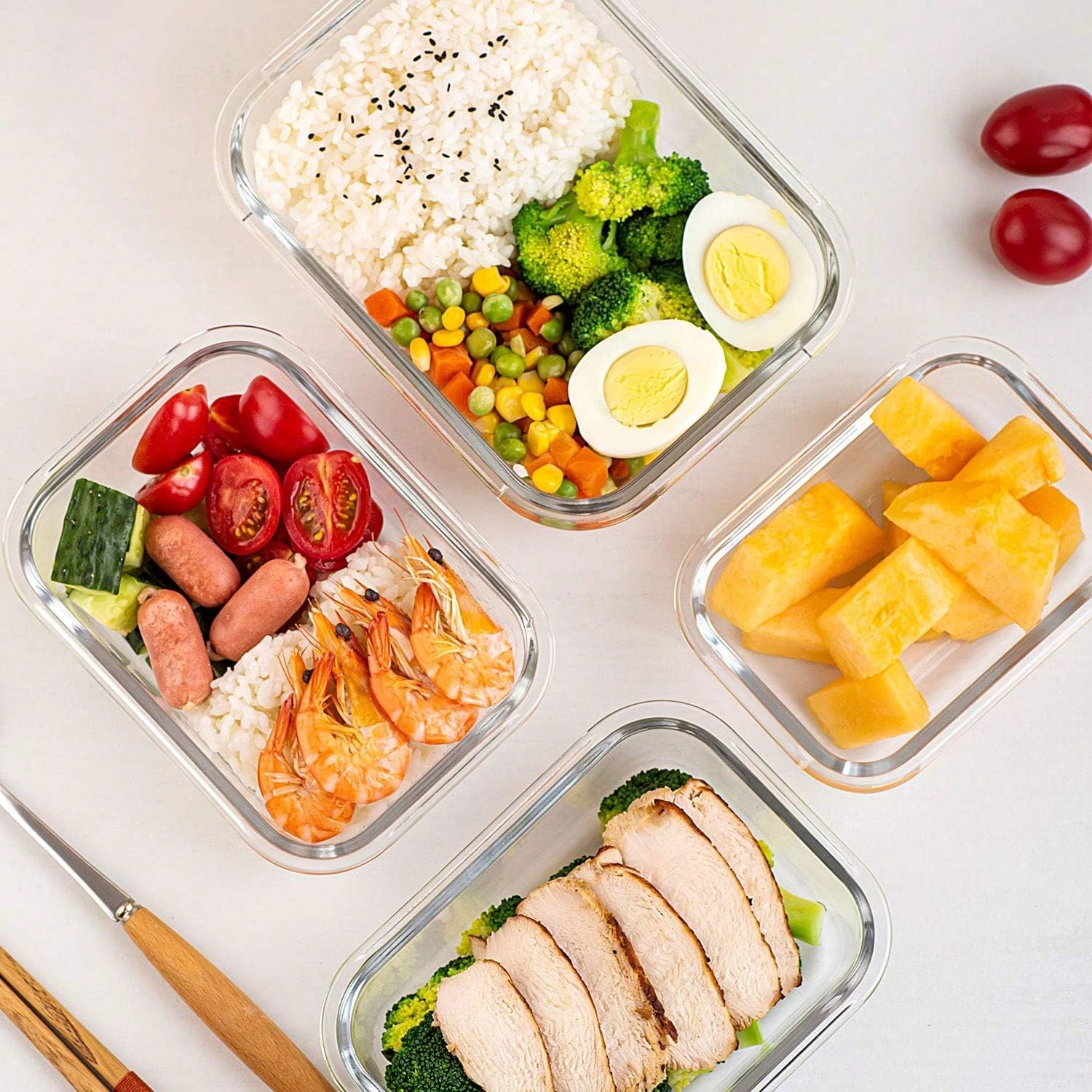 10'lu Paket Cam Yemek Hazırlık - Meal Prep Glass incelemesi ve fiyatı