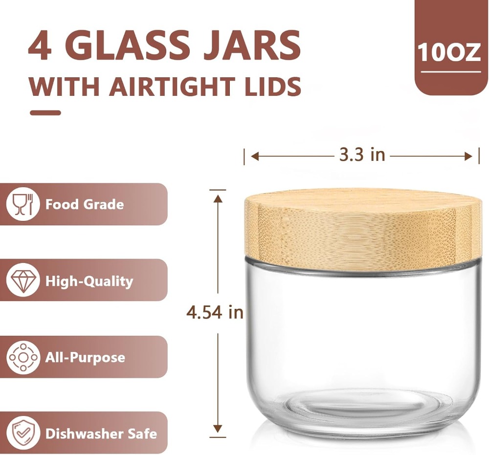 10 Oz Gecelik Yulaf Ezmesi Kap - Meal Prep Jar Salad incelemesi ve fiyatı