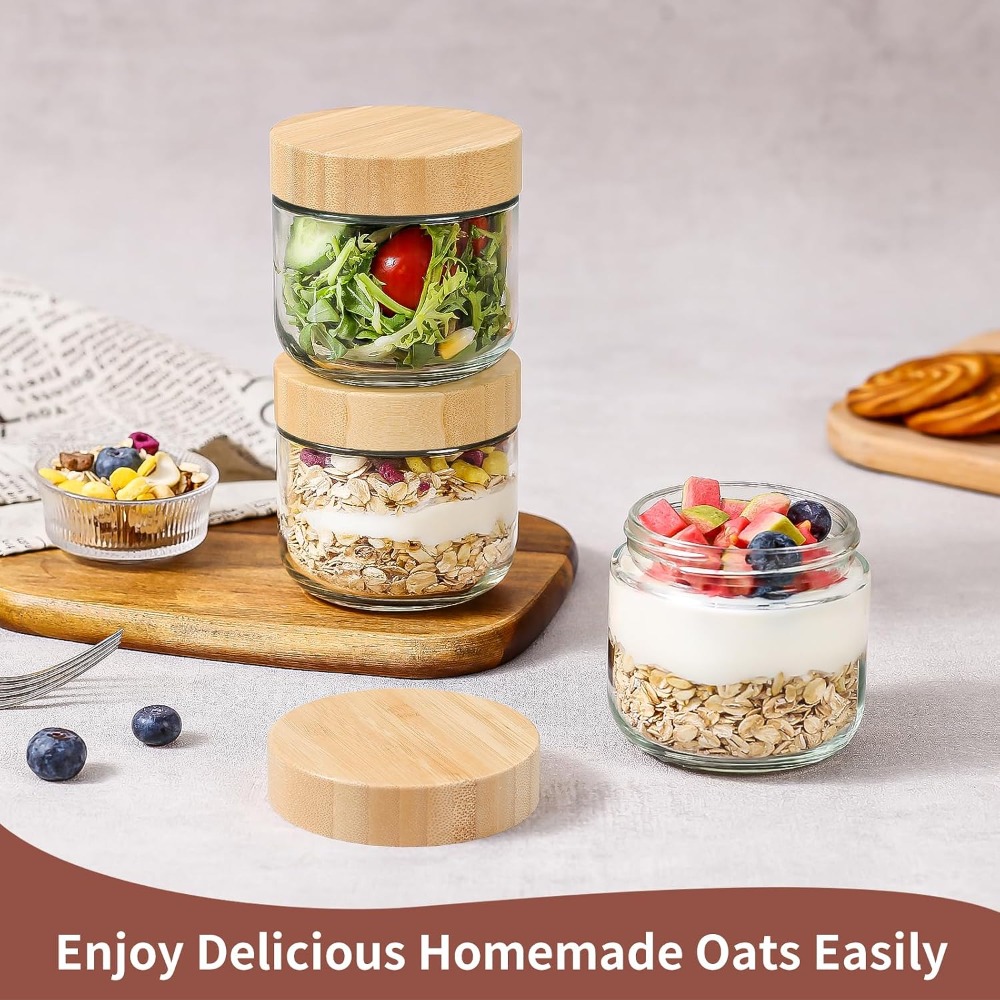 10 Oz Gecelik Yulaf Ezmesi Kap - Meal Prep Jar Salad incelemesi ve fiyatı